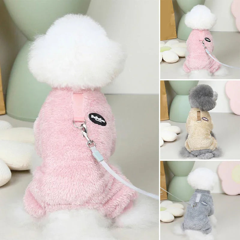 Dogs Fleece Jumpsuit Dog Fleece Jumpsuit with Zipper