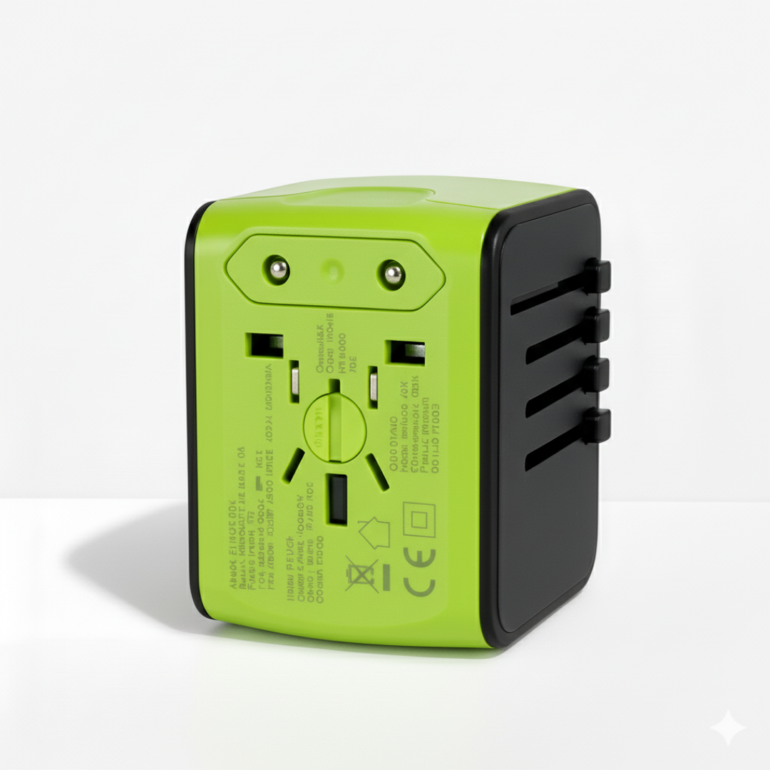 Universal Travel Adapter for Everyday Device Charging