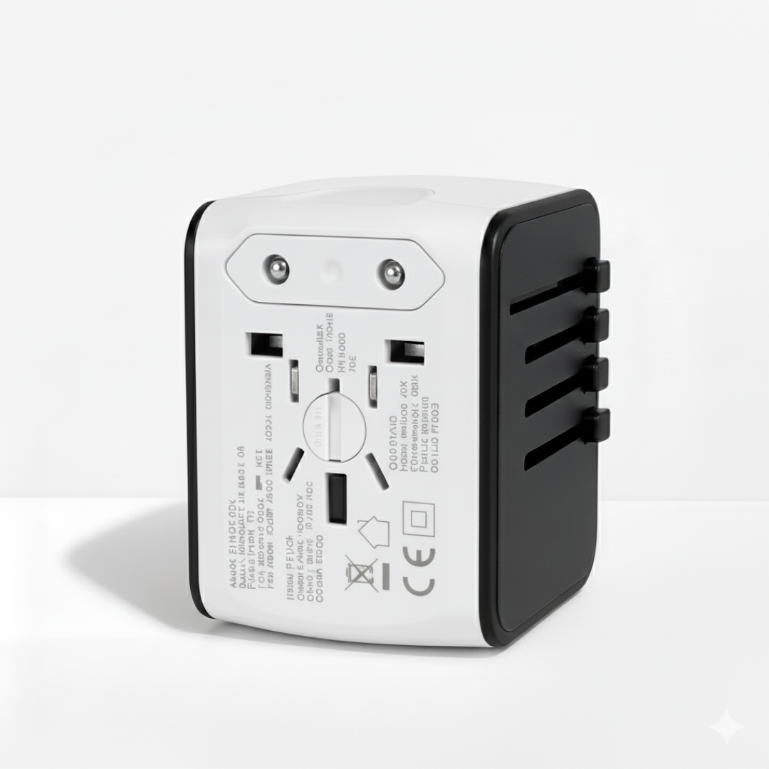 Universal Travel Adapter for Everyday Device Charging