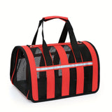 Foldable Soft Pet Carrier With Zipper Closure