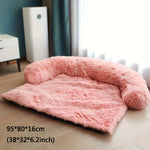 Soft Pet Sofa with Supportive Neck Cushion
