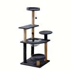 Multi-Level Cat Tree with Platforms, Scratching Posts and Toy
