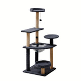 Multi-Level Cat Tree with Platforms, Scratching Posts and Toy