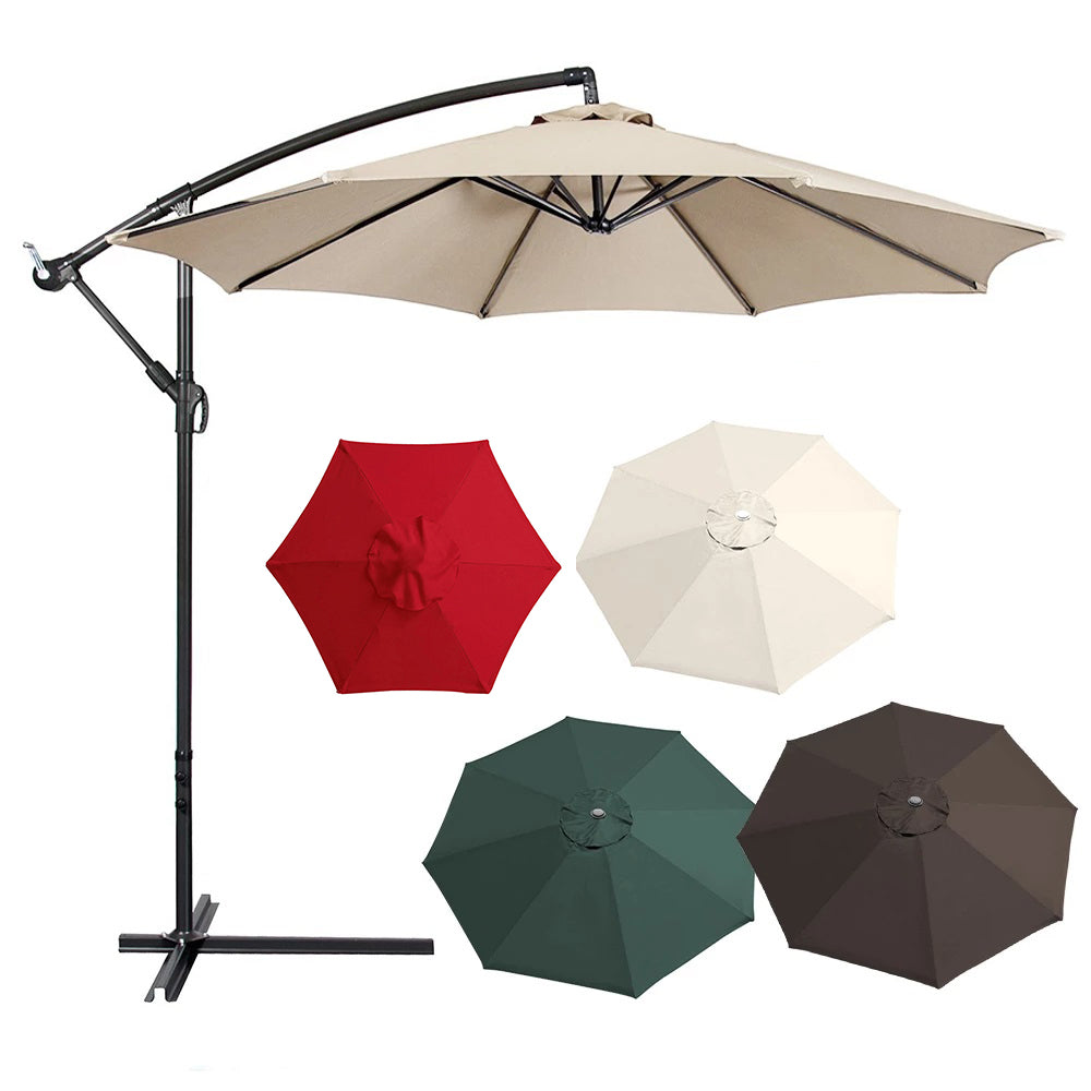 Patio Umbrella Replacement Canopy Cover for Outdoor and Garden Use
