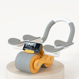 Elbow Support Ab Roller With Phone Holder