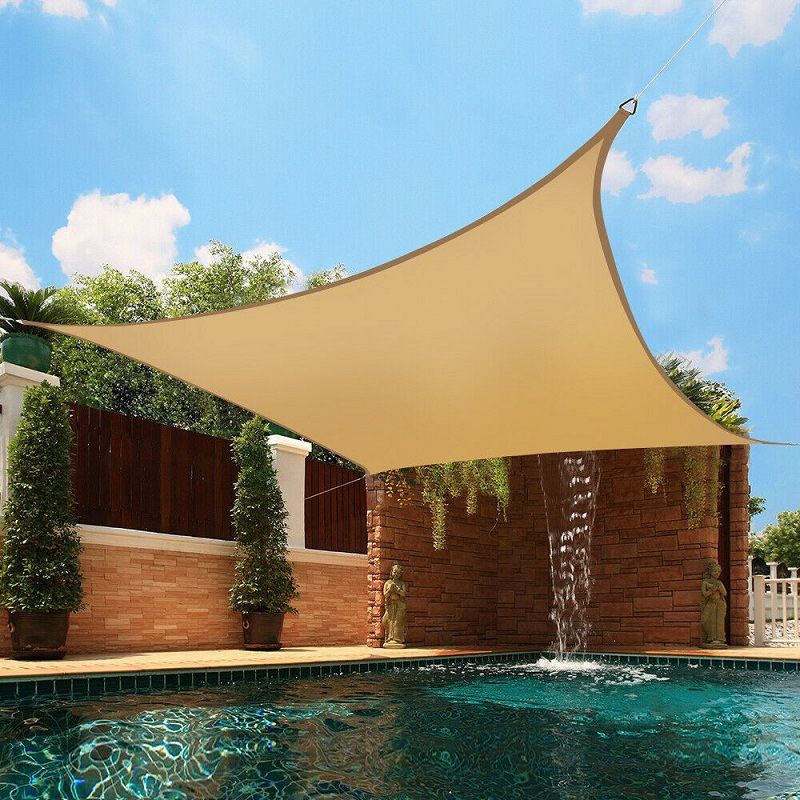 Heavy Duty Rectangle Sun Shade Sail for Outdoor