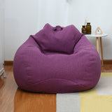 Bean Bag Chair Cover - Cotton Linen with Inner Lining Bag