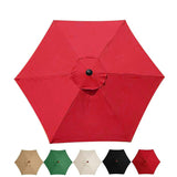 Patio Umbrella Replacement Canopy Cover for Outdoor and Garden Use