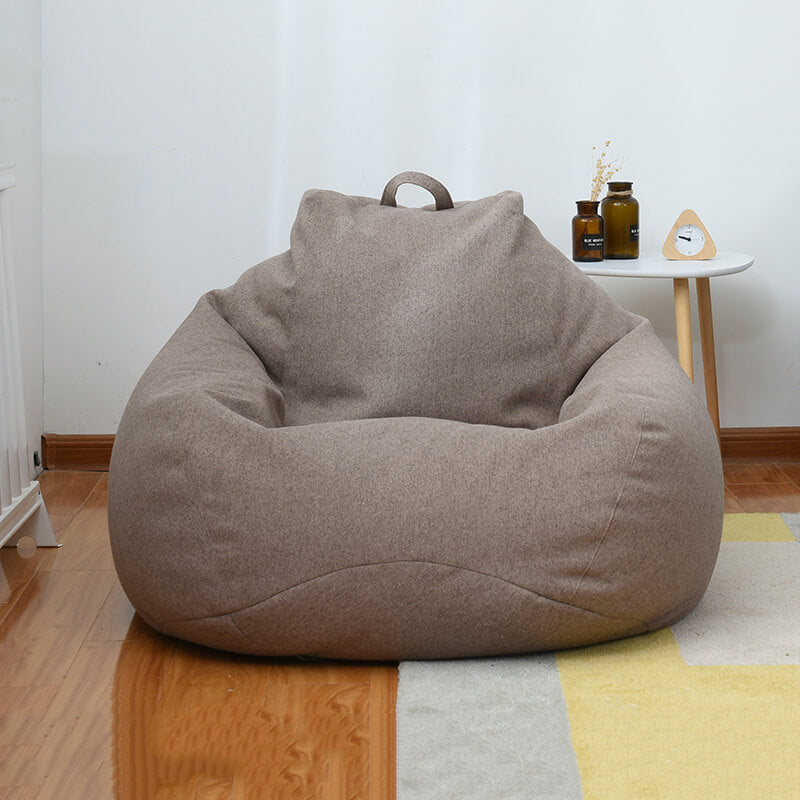 Bean Bag Chair Cover - Cotton Linen with Inner Lining Bag