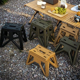 Outdoor Plastic Folding Step Stool for DIY and Repair Tasks