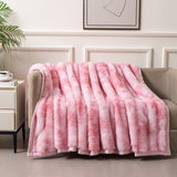 Dye Fleece Throw Blanket - Soft Polyester