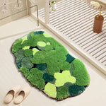 3D Moss Bath Rug - Tufted Microfibre Polyester