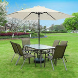 Patio Umbrella Replacement Canopy Cover for Outdoor and Garden Use