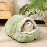 Warm Foldable Cat Cave for Small Cats and Kittens