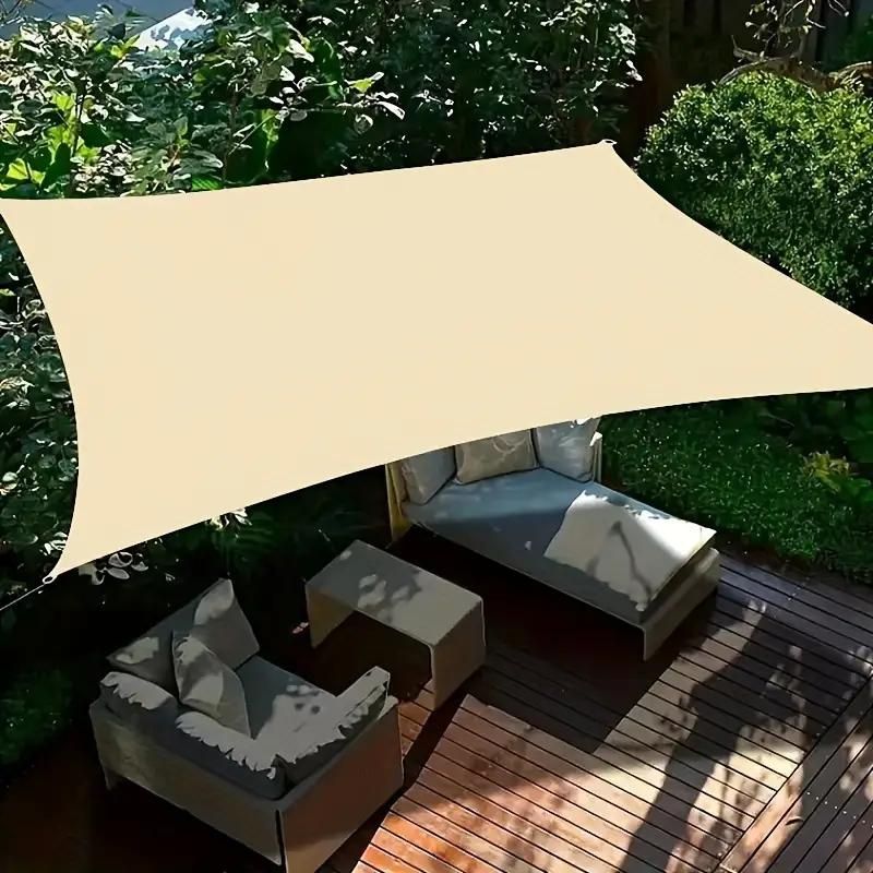 Heavy Duty Rectangle Sun Shade Sail for Outdoor
