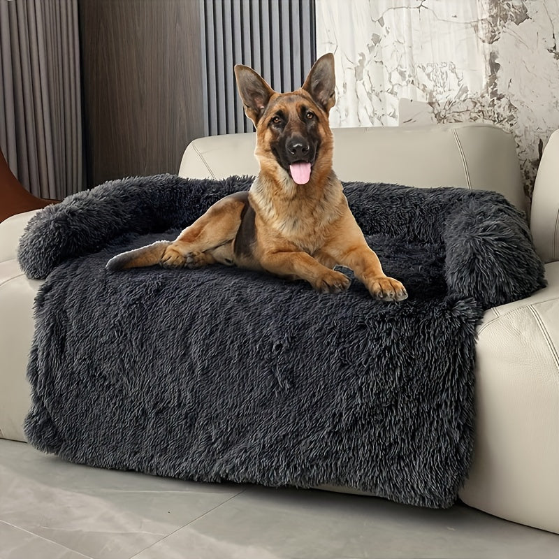 Soft Pet Sofa with Supportive Neck Cushion