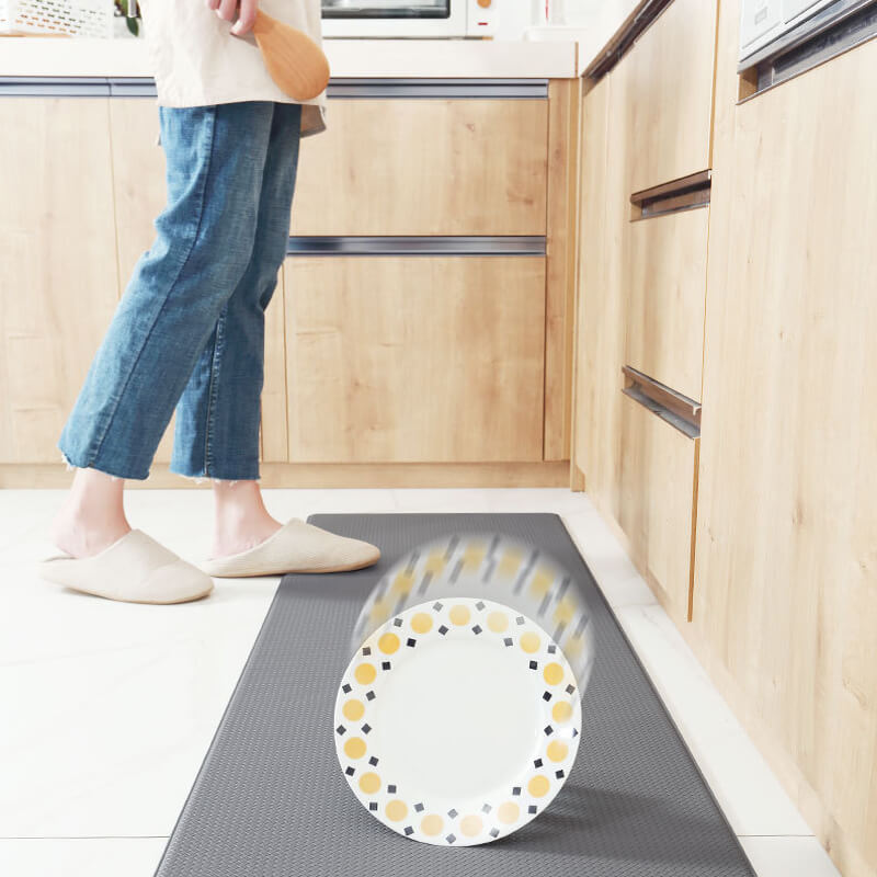 Kitchen Floor Mat - Cushioned PVC Non-Slip 1 Cm Thick