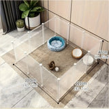 Modular Playpen for Small Pets with 12 Panels