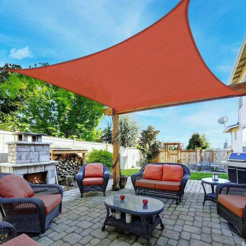 Heavy Duty Rectangle Sun Shade Sail for Outdoor