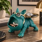 French Bulldog Butler - Polyresin Storage Tray Decoration