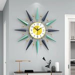 Century Wall Clock - Iron and MDF Silent Sweep Design