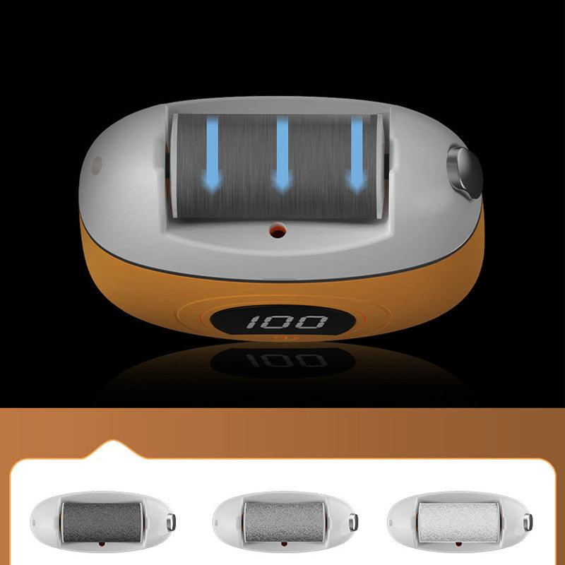 Rechargeable Electric Foot File with LCD Display