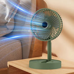 Foldable Rechargeable Telescopic Table Fan for Everyday Electronic Use