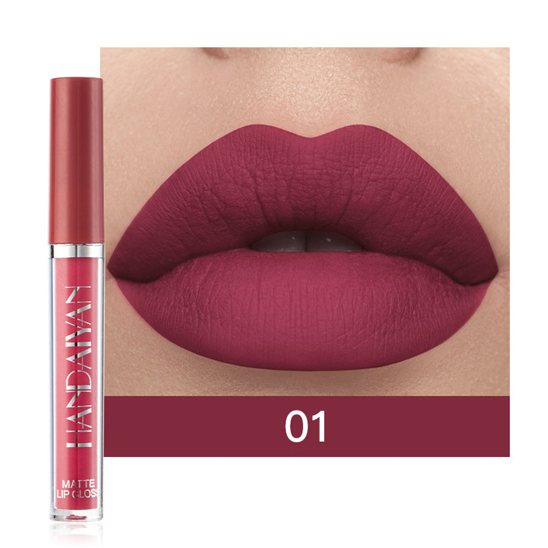 6-Colour Matte Liquid Lipstick Set for Everyday Beauty Care