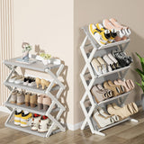 Folding Shoe Rack - 3 or 4 Tier and Two-Mode Storage