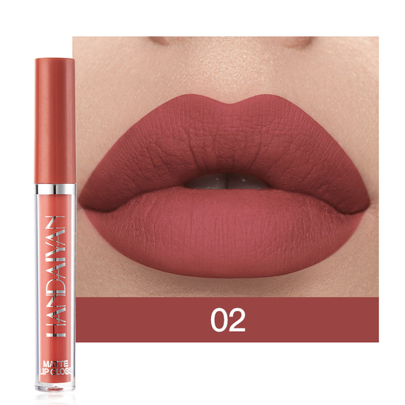 6-Colour Matte Liquid Lipstick Set for Everyday Beauty Care