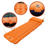 Inflatable Camping Mat with Pillow for Outdoor and Garden Use