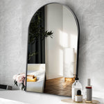 Arched Wall Mirror - Aluminium Frame for Modern Home Display