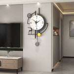 Decorative Wall Clock - Iron Frame Silent Sweep