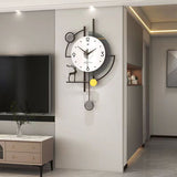 Decorative Wall Clock - Iron Frame Silent Sweep
