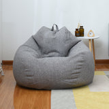 Bean Bag Chair Cover - Cotton Linen with Inner Lining Bag