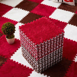Interlocking Plush Floor Mats - EVA Foam 30 X 30 Cm, 12/16 Pack