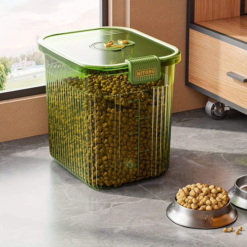 Rectangular Airtight Pet Food Storage Container