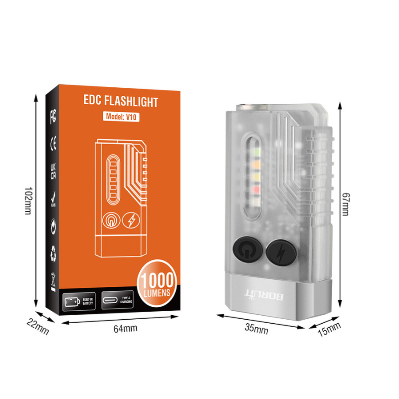 1000 Lumen Rechargeable Flashlight for Everyday Home Lighting