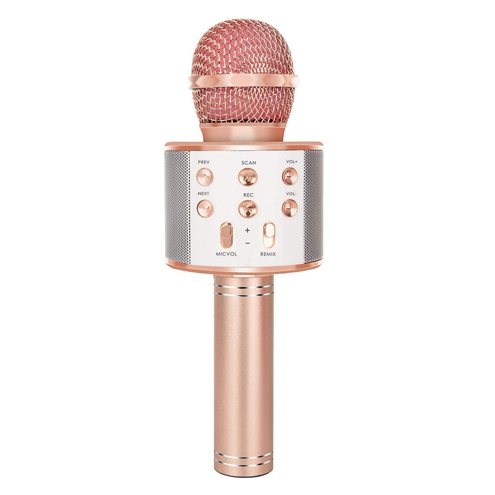 Rechargeable Wireless Bluetooth Karaoke Microphone for Everyday Listening and Travel