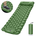 Inflatable Camping Mat with Pillow for Outdoor and Garden Use