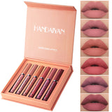 6-Colour Matte Liquid Lipstick Set for Everyday Beauty Care