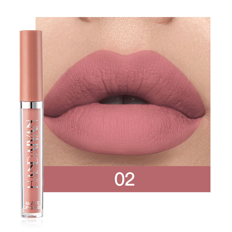 6-Colour Matte Liquid Lipstick Set for Everyday Beauty Care