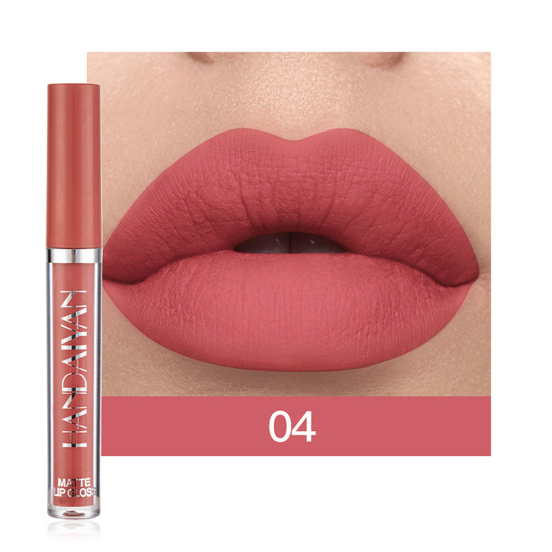 6-Colour Matte Liquid Lipstick Set for Everyday Beauty Care