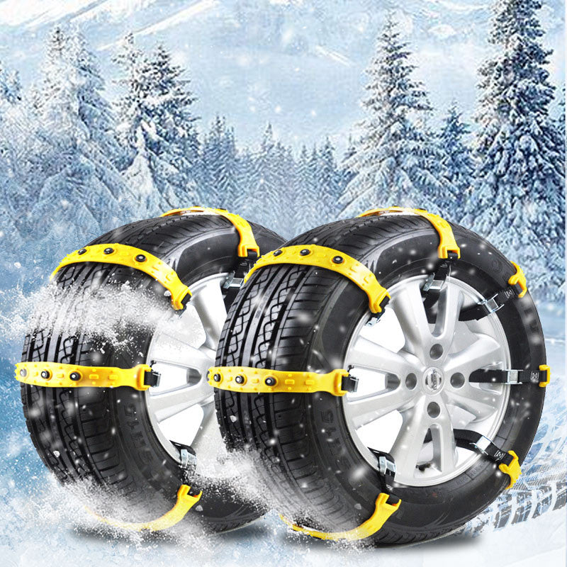 Anti Slip Snow Chains for SUV Car, 6 Pcs