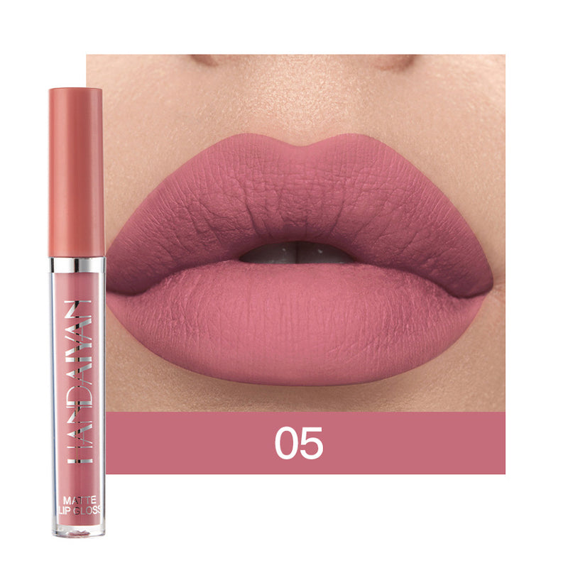 6-Colour Matte Liquid Lipstick Set for Everyday Beauty Care