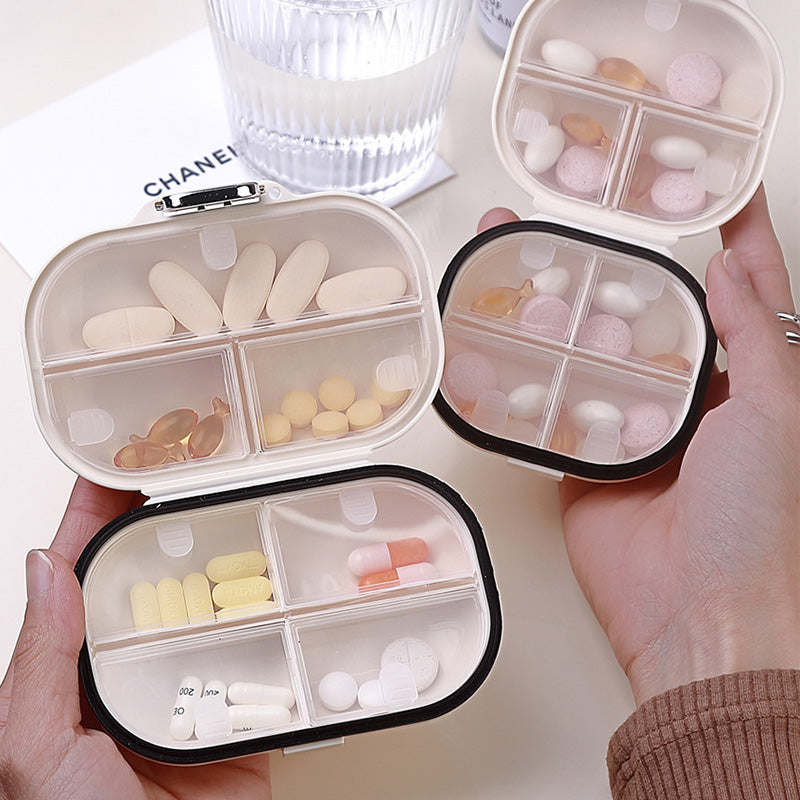 Portable 7-Compartment Daily Pill Organiser for Everyday Home Organisation