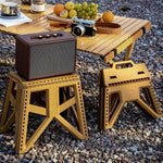 Outdoor Plastic Folding Step Stool for DIY and Repair Tasks