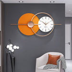 Nordic Wall Clock - Metal and Glass Battery-Powered Sweep Movement