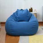 Bean Bag Chair Cover - Cotton Linen with Inner Lining Bag