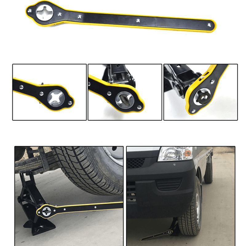 Manual Ratchet Jack Tool for Vehicle Maintenance